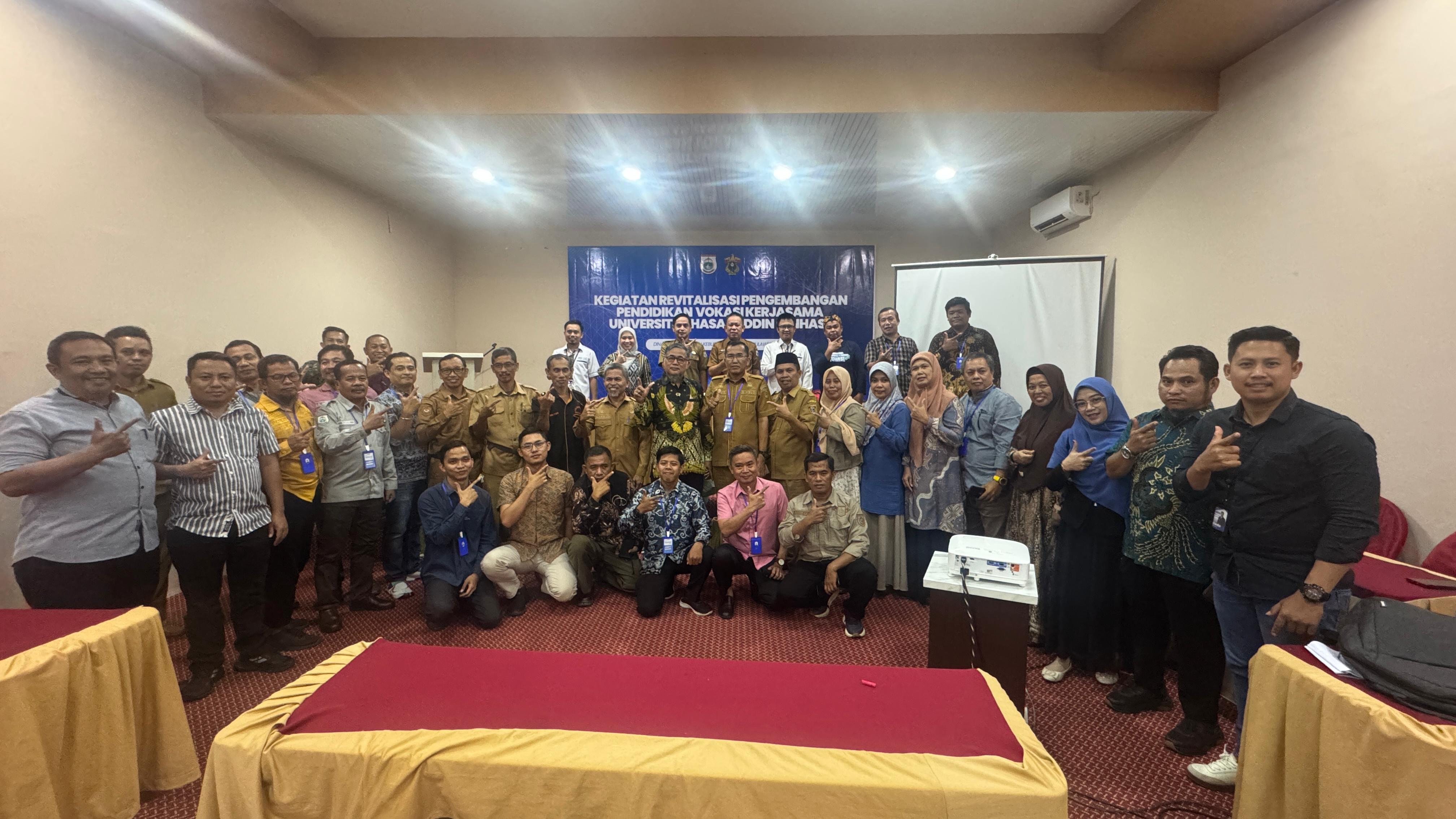 Kegiatan Revitalisasi Pengembangan Pendidikan Vokasi Dinas Pendidikan SULBAR